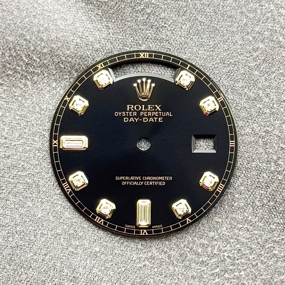 DAY-DATE 36MM  BLACK DIAMOND DIAL